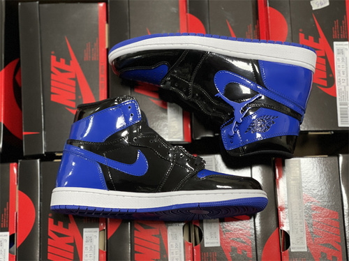 Original level_ AJ 1 high gang_ mirror black blue color match_ goods number_ 555088-404_ full code shipment 36--40-47.5-6960eb97